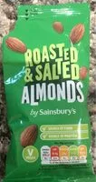 Mängden socker i Roasted & Salted Almonds
