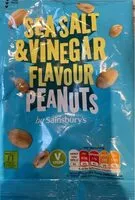Mängden socker i Sea salt and vinegar flabour peanuts