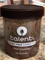 Mängden socker i Dark chocolate dairy free sorbetto