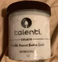 Mängden socker i Talenti Gelato Vanilla Peanut Butter Swirl