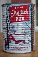 Mängden socker i Sirop d'érable pur biologique Escuminac