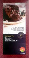 Mängden socker i Cook's Belgian Dark Chocolate 60% cocoa solids