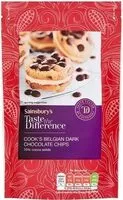Mängden socker i Taste the Difference Cook's Belgian Dark Chocolate Chips
