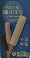 Mängden socker i 8 assorted milk lollies