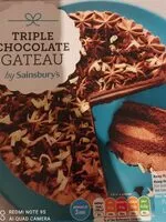 Mängden socker i Triple chocolate gateau