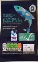 Mängden socker i Skinless & boneless smoked basa fillets