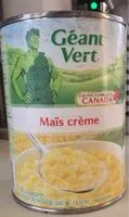 Mängden socker i Maïs crème