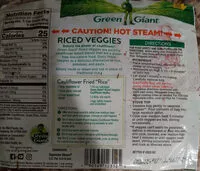 Mängden socker i Green Giant Riced Veggies Cauliflower Medley