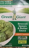 Mängden socker i Broccoli Spears & Butter Sauce