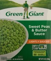 Mängden socker i Sweet Peas & Butter Sauce