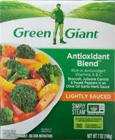 Mängden socker i Green Giant Antioxidant Blend