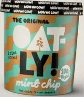 Mängden socker i Oatly! the original mint chip non dairy frozen dessert