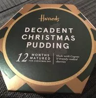 Mängden socker i Decadent christmas pudding