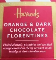 Mängden socker i Orange & dark chocolate florentine