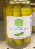 Mängden socker i Kosher dill spears