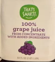 Mängden socker i 100% Grape Juice