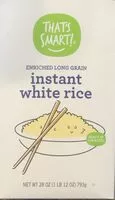 Mängden socker i Enriched long grain instant white rice