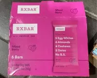 Mängden socker i Rxbar mixed berry