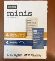 Mängden socker i RXBAR minis