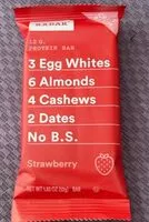 Mängden socker i Rx Bar strawberry