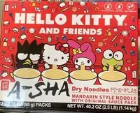 Mängden socker i A-Sha Dry Noodles Hello Kitty and Friends