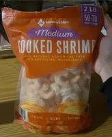 Mängden socker i Cooked shrimp