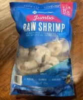 Mängden socker i Jumbo Raw Shrimp