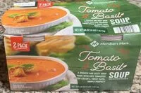 Mängden socker i Microwaveable tomato basil soup