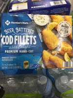 Mängden socker i beer battered cod fillets