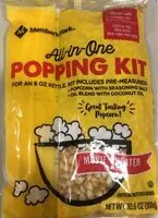 Mängden socker i All in one popping kit