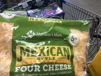 Mängden socker i Mexican blend cheese