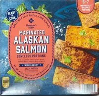 Mängden socker i Marinated Alaskan Salmon