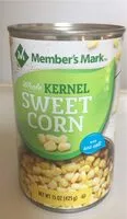 Mängden socker i Whole kernel sweet corn