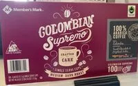 Mängden socker i Columbian Supremo Medium-Dark Roast Coffee
