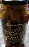 Mängden socker i Jalapeno and Garlic Stuffed Greek Olives