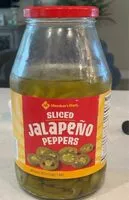Mängden socker i Sliced jalapeño peppers