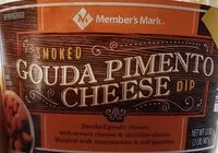 Mängden socker i Smoked gouda pimento cheese dip