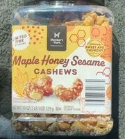 Mängden socker i Maple Honey Sesame Cashews
