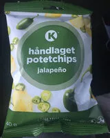 Mängden socker i Håndlaget Potetchips jalapeño