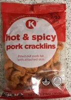 Mängden socker i Hot abd spicky pork cracklins