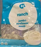 Mängden socker i Ranch jumbo sunflower seeds