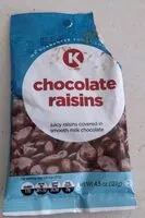 Mängden socker i Chocolate Raisins