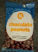 Mängden socker i Chocolate peanuts