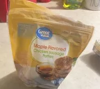 Mängden socker i Maple favored chicken sausages patties