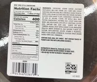 Mängden socker i Cheesecake