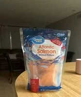 Mängden socker i Atlantic Salmon Skinless Portions