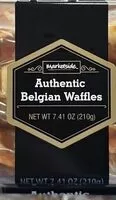 Mängden socker i Authentic Belgian Waffles