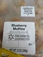 Mängden socker i Blueberry Muffins