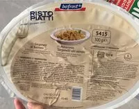 Mängden socker i macarrones “garganelli” con salmon