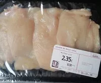 Mängden socker i Escalope de poulet 400gr